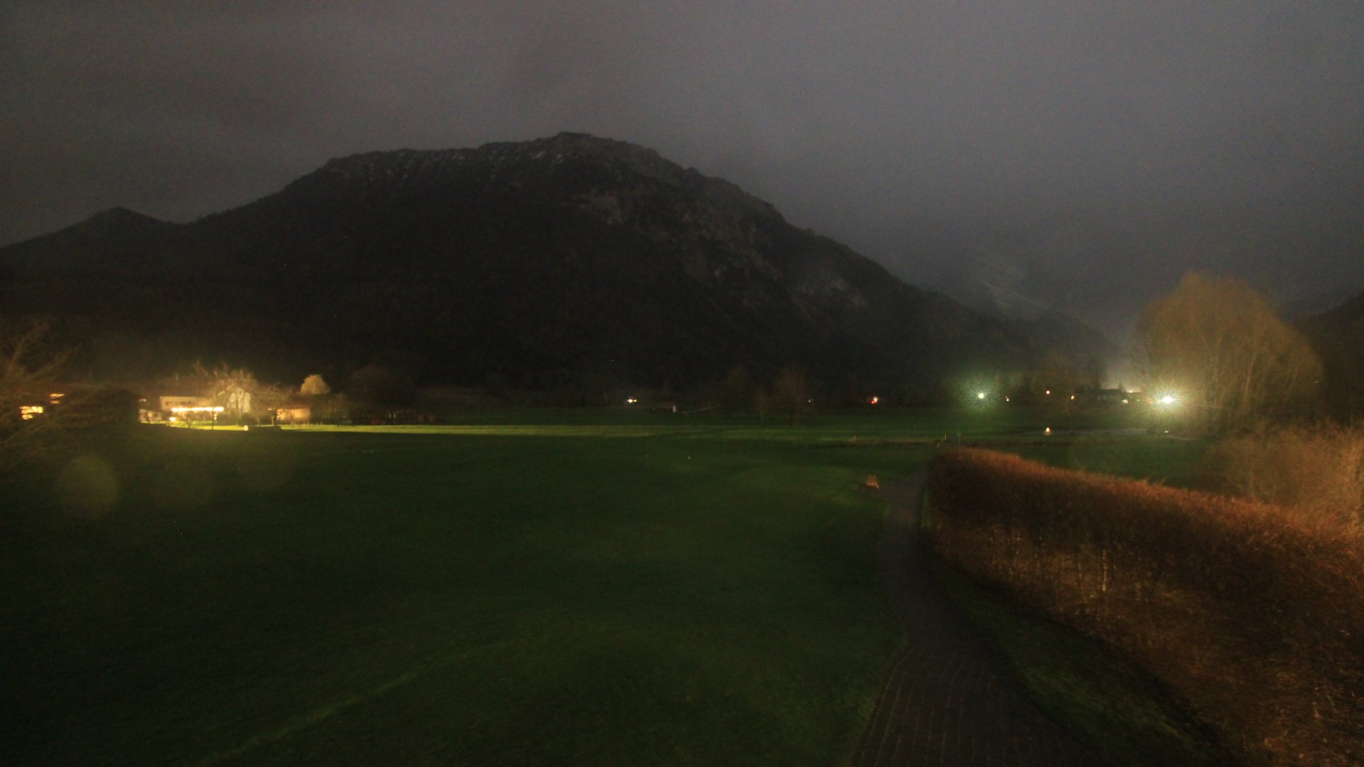 Ruhpolding-Blick über Golfplatz zum Rauschberg